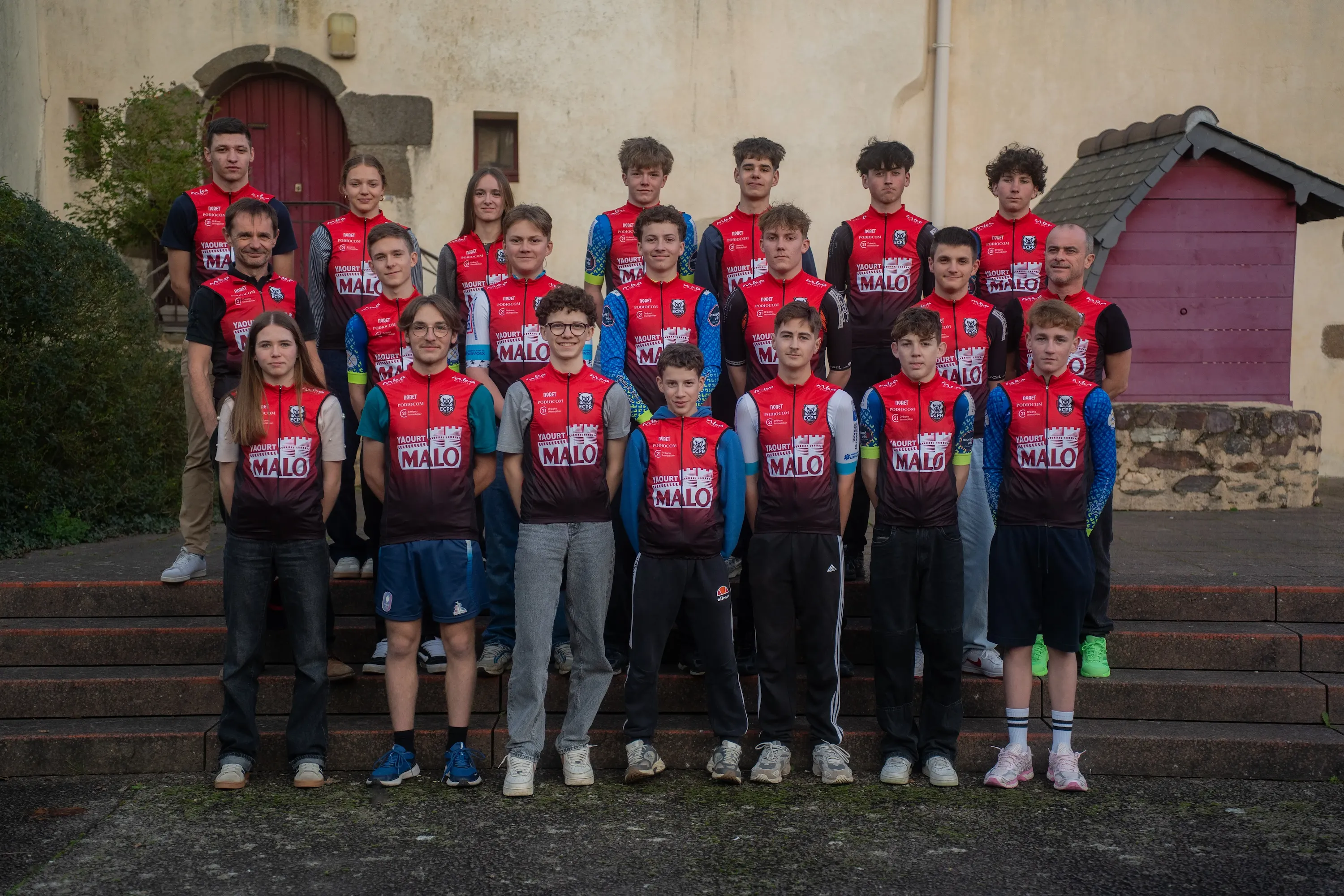 L'équipe cycliste U17 de l'ECPR